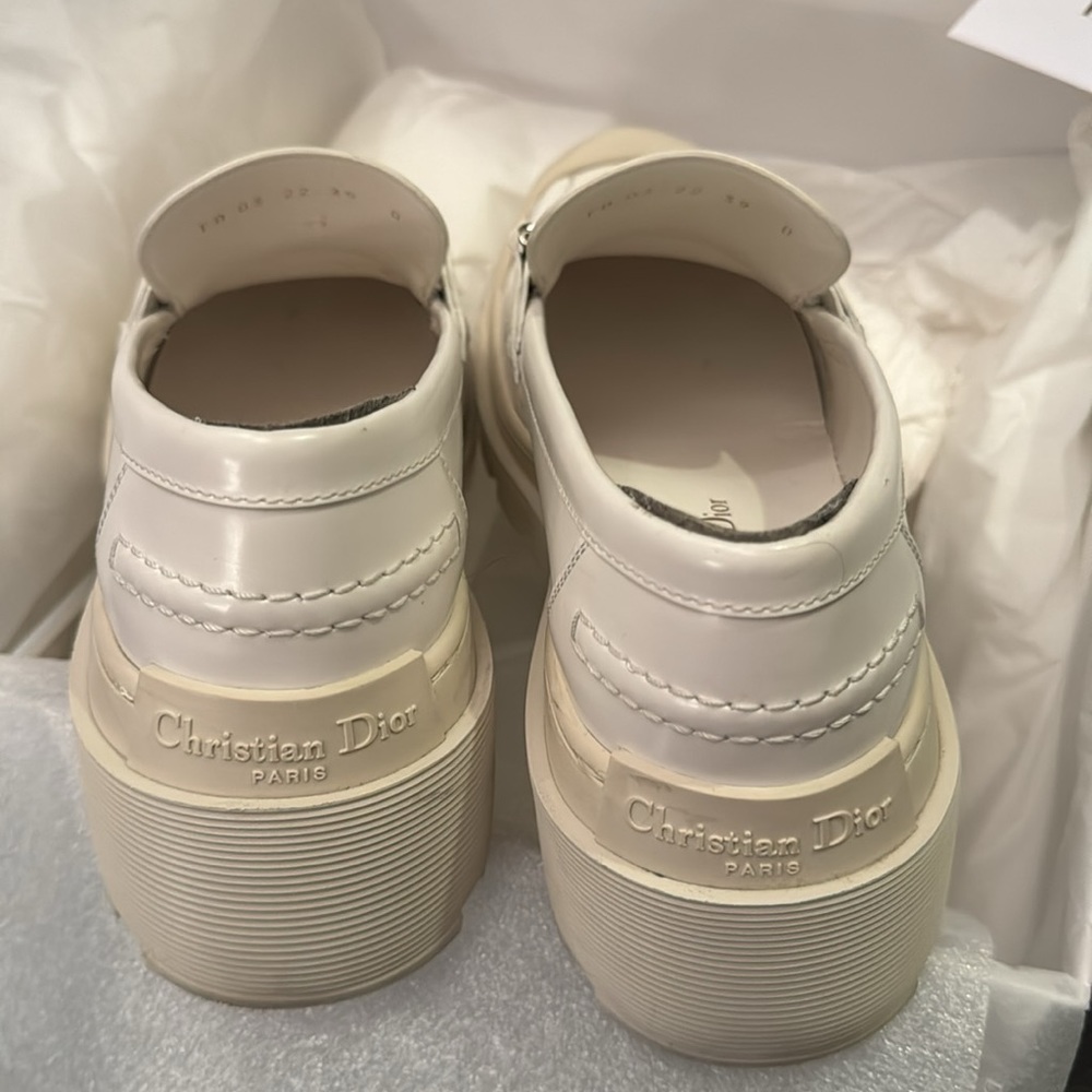 DIOR Christian Dior loafers sz 39 white $1.250 - Picture 6 of 9